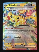 Pikachu ex 057/217 Confezione Premio Serie Carte Holo