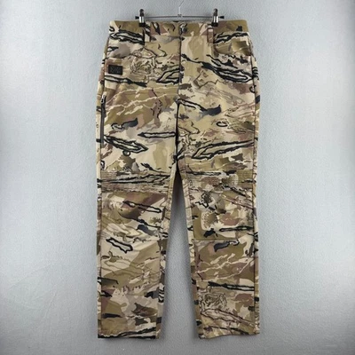 Under Armour Hardwoods STR Barren Pants Mens 36x32 Camo Hunting Storm - Image 1 of 4