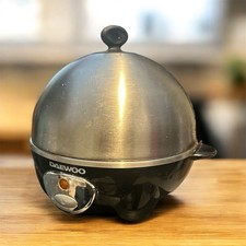 Daewoo SDA1194 7 Eggs Cooker - Black/Stainless Steel
