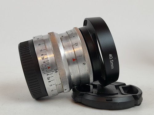 Rare Carl Zeiss Jena Biotar f/2 58mm Red "T" Lens 17-blades M42 +adapter - Picture 2 of 22