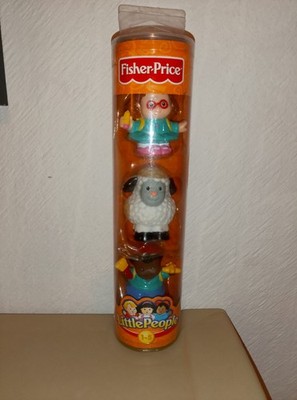 Vintage ungeöffnet Fisher Price Little People B4068 3er Set Röhre