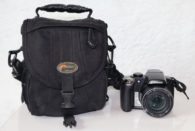 Nikon Coolpix P80 10.1MP Digital Bridge Camera 18x Zoom Bundle - TESTED WORKING