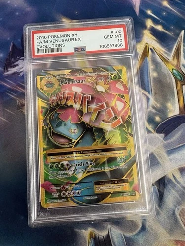 M Venusaur EX Full Art Holo PSA 10 Gem Mint XY Evolutions 100/108
