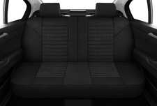 Car Seat Covers Rear Set 3D Air Mesh, Breathable Cloth Rear Split Bench Seat Cov