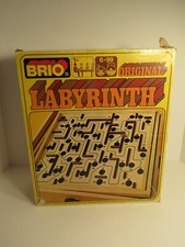 BRIO Original Labyrinth Box No. 35310 Wooden with Ball