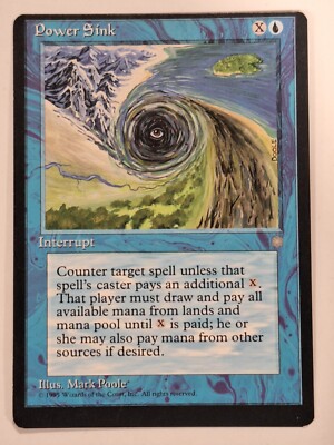 Power Sink - Ice Age - Magic the Gathering MTG Nice!