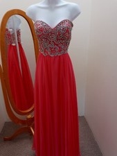 hot pink prom dress size 6