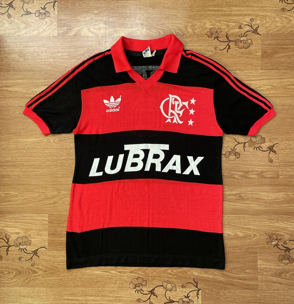 Adidas Flamengo 1985-1990 Rare Vintage Home football T shirt