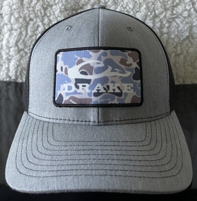 Robinson Style-112 Drake Waterfowl Old School Patch Mesh Back Cap SnapBack Hat