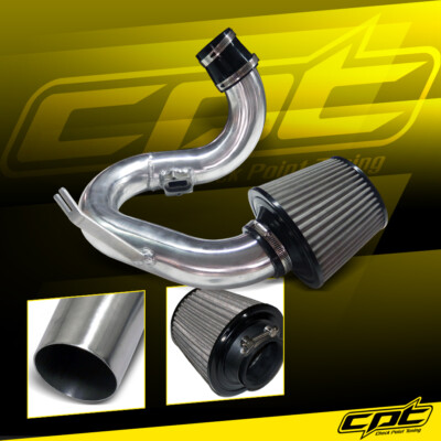 For 12-18 Chevy Sonic 1.8L 4cyl Polish Cold Air Intake + Blue Filter Cover
