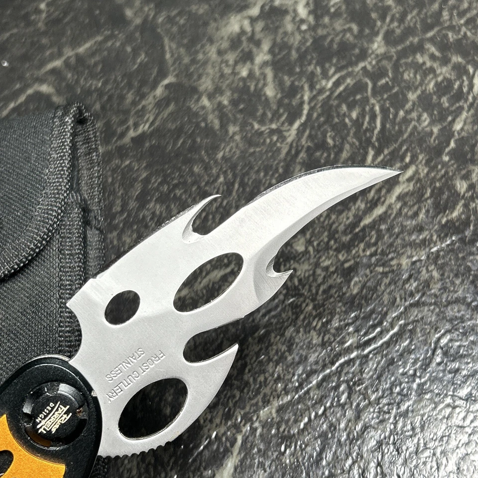 Cuchillo de Bolsillo Frost Cutlery Diseño Russ Farrell 440 Hoja Llama Inoxidable ¡Raro! Foto 4 de 4