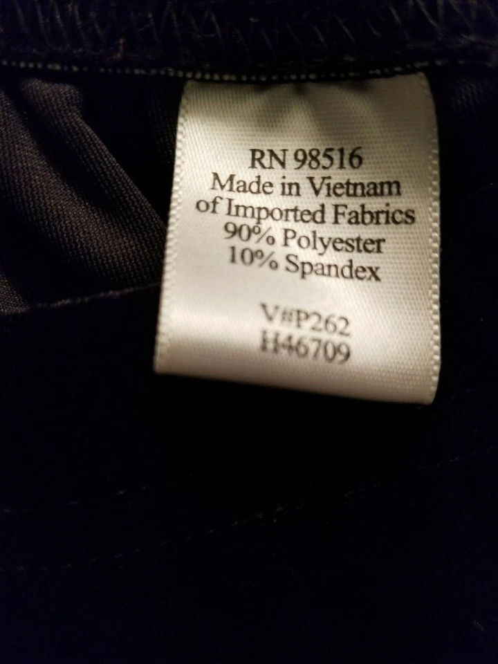 Pantalones para mujer Coldwater Creek talla S pequeños negros marrones leopardo rayas terciopelo SENTIR Foto 3 de 4