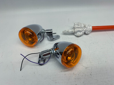 Harley Davidson Vorne Blinker Paar Pair Front turn signal indicator #2431
