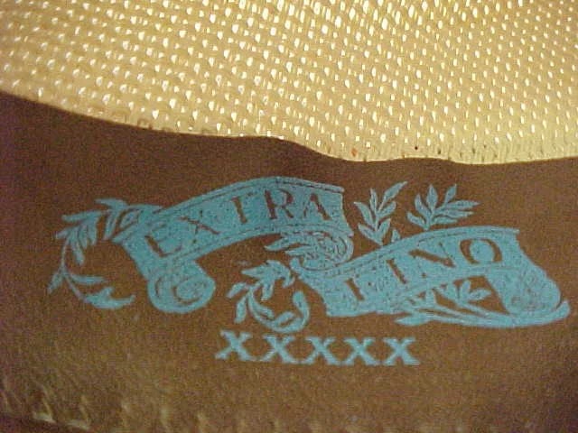 Vintage Je-Sal Straw Hat Size Small 6 3/4 54 cm 21 1/4" Cowboy Western USA  - Image 4 of 4