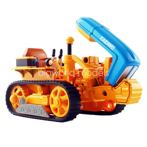 1/18 Scale Farm Tractor Toy Yellow Diecast Model Farm Vehicle Toys Collection - Picture 5 of 19