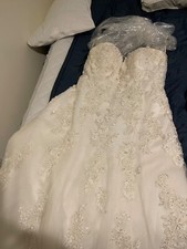 wedding dress size 16 ivory