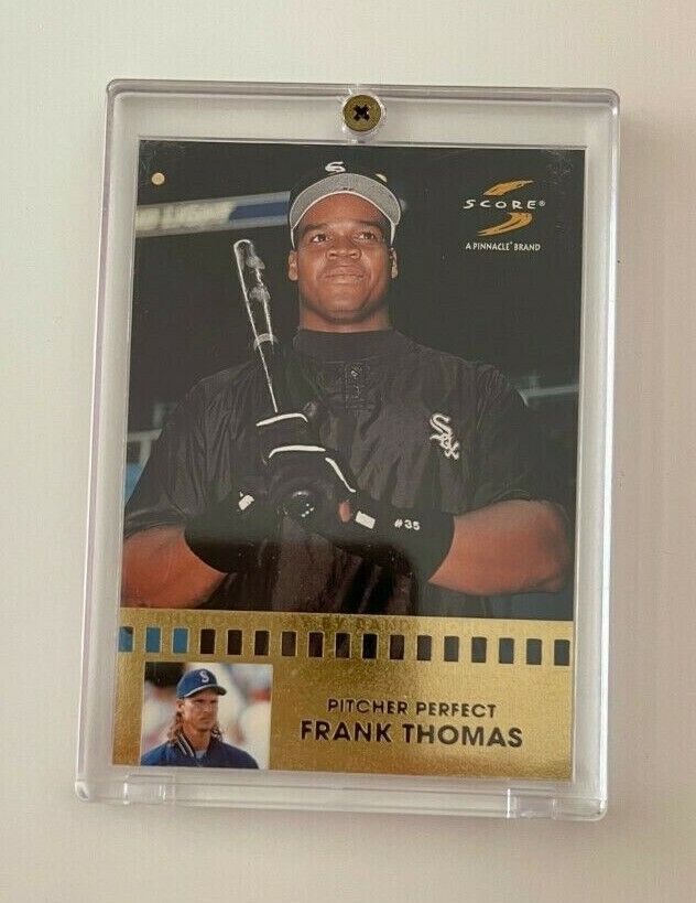 1997 Score Pitcher Perfect #10 of 15 Frank Thomas Chicago White Sox