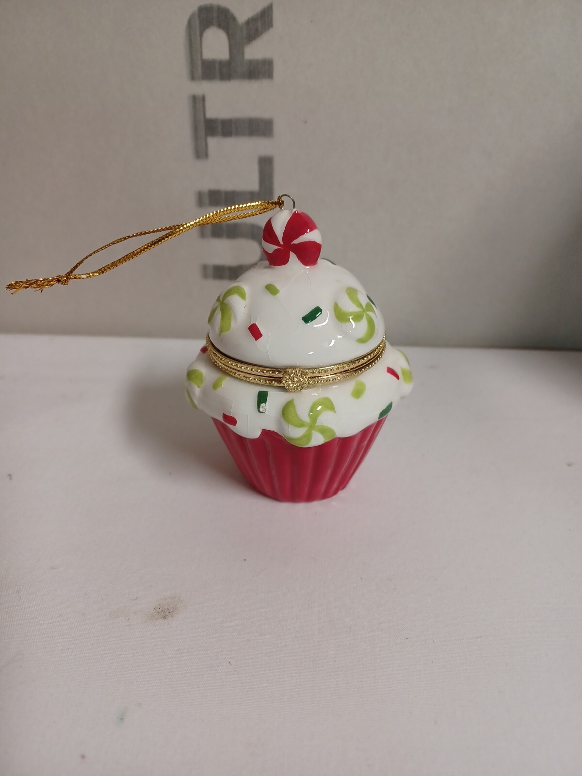 Cupcake Ceramic Trinket Box Container-image