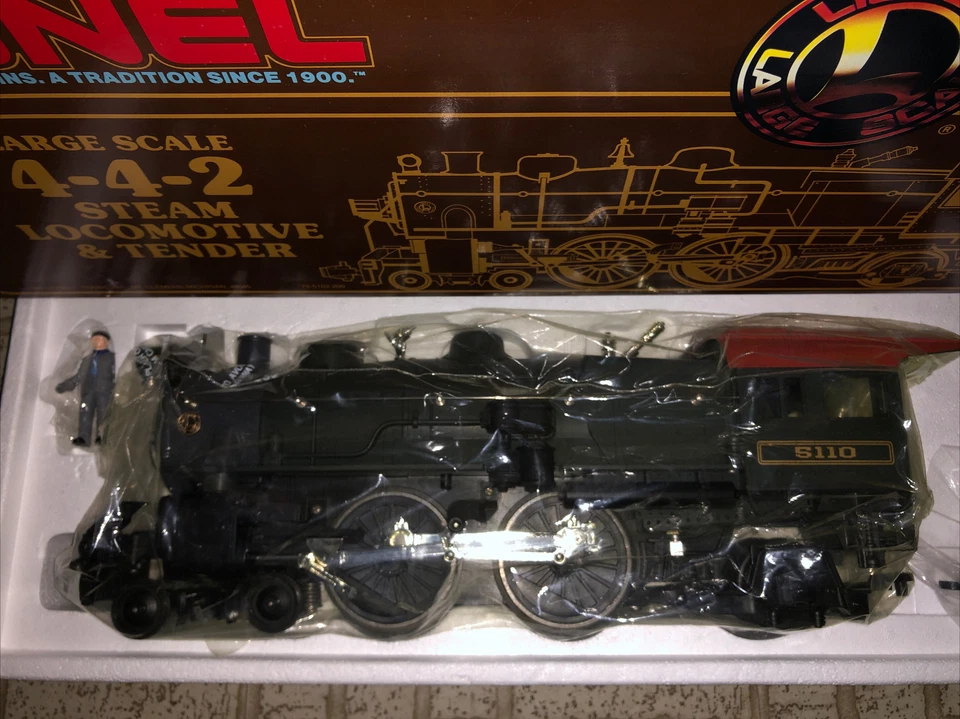 Lionel Trains G Scale “Pennsylvania Railroad” #5110 4-4-2 Steam locomotive Set - Image 3 of 4