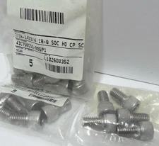 Qty 5: 7/16"-14 x 3/4" Socket Head Cap Screw 18-8 Stainless Steel - Bolt Hex SS