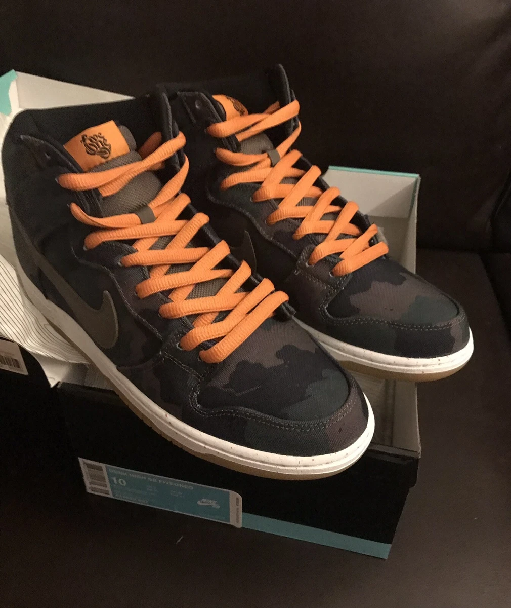 Nike Dunk High SB 510 FiveOneO Camo 646552 037 Deadstock DS New