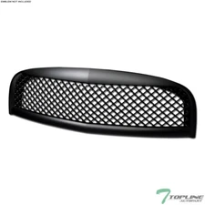 Topline For 2006-2011 Chevy HHR Mesh Front Hood Bumper Grill Grille - Matte Blk