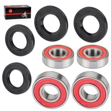 Both Front Wheel Bearings Seals Kit for Polaris Outlaw 450 MXR / 500 / 525 IRS S