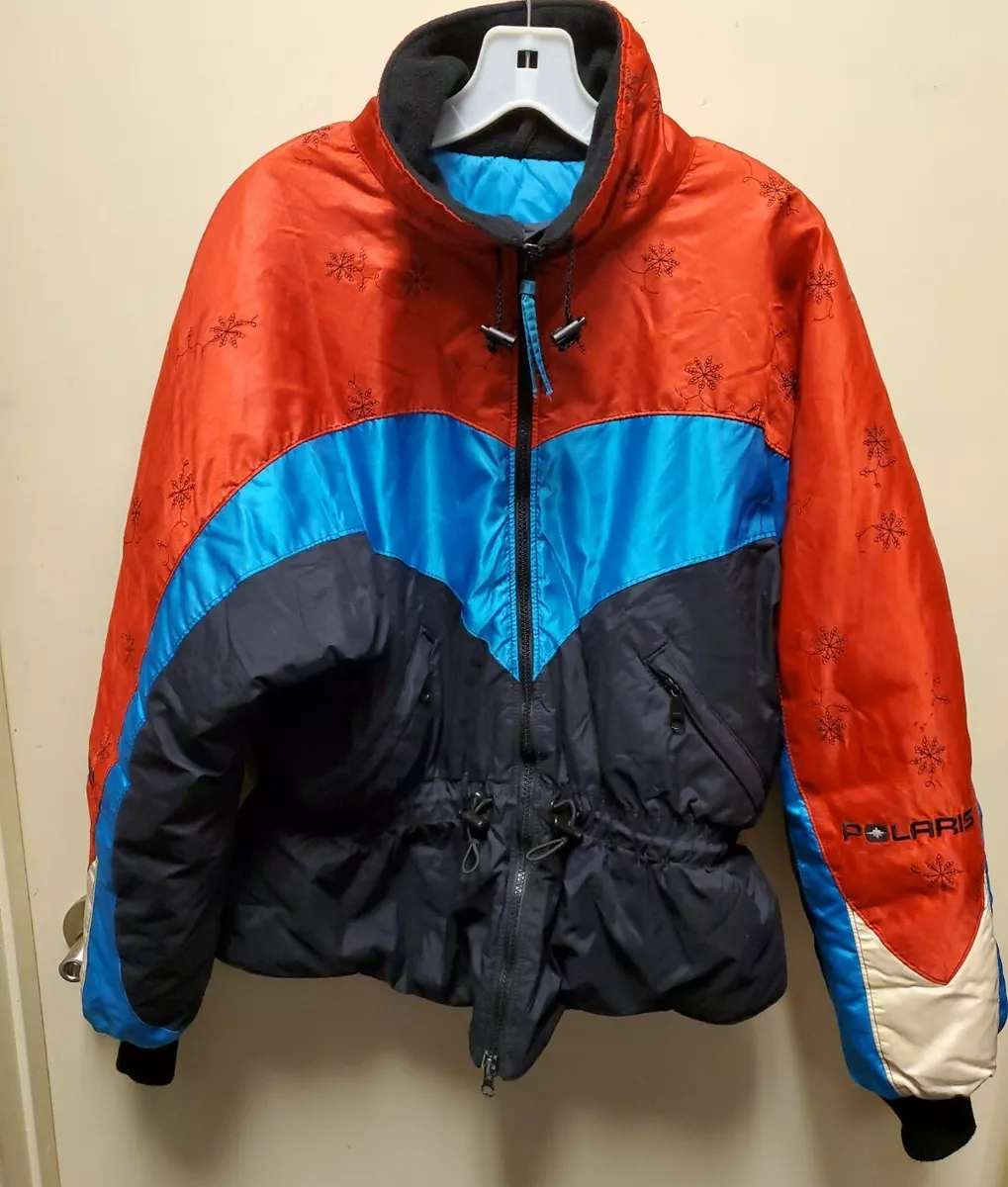 Vtg Women’s Polaris Winter Sz M Coat 90s Thermoloft Insulated Jacket Iridescent