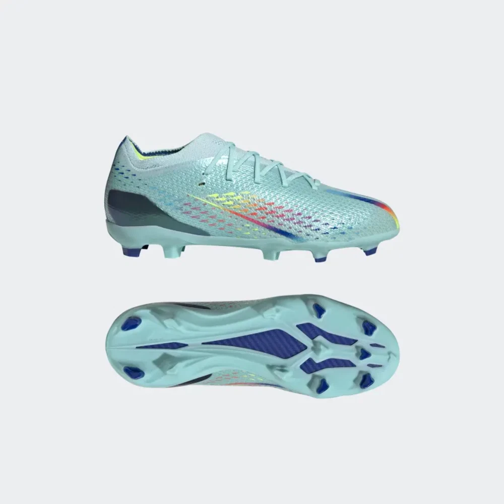 Adidas Youth X Speed Portal.1 Cleats - Aqua/Red/Blue