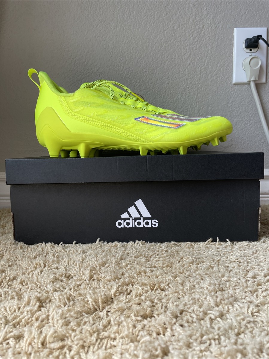 Adidas Adizero Big Mood Cleats Solar Yellow 2022 Football GX7900 Size 13.5 nwt Adidas Adizero Big Mood Cleats Solar Yellow 2022 Football  main image 4