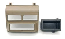 Single Din ISO Radio Install Beige Dash Kit Mount fits 1988-1994 Chevy GMC Truck