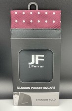 J. Ferrar Men's ILLUSION Polyester Pocket Square  Polka Dot  MSRP: 20.