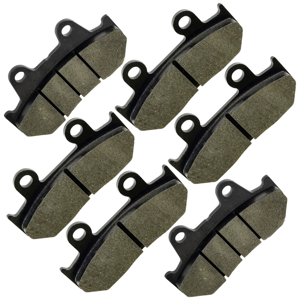 Pastillas de freno delanteras y traseras para Honda CBR600F CBR 600F Hurricane 1987-1990 Foto 4 de 4