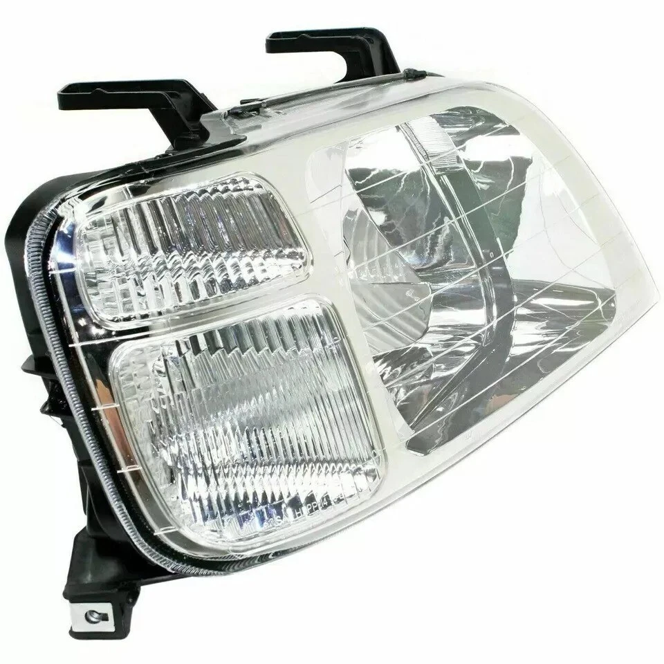 Front Grille Black + Left Right Headlight For 1997-2001 Honda CR-V Set of 3 — 第 3/4 张图片