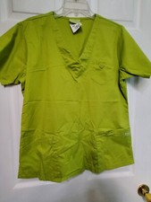 UA Scrubs/Scrub Top Size L-Green-Chest 24"/L 26"