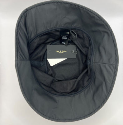 Rag & Bone Black Addison Bucket Hat sz M/L Women's Summer