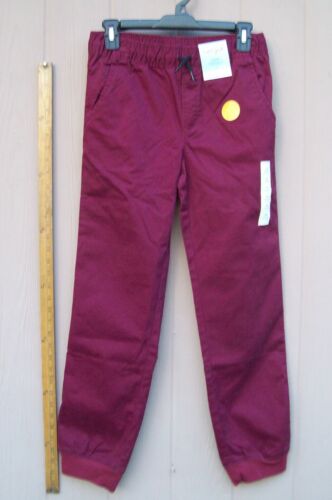 BOYS CAT AND & JACK JOGGER PANTS (New NWT) Size 14 Stretch Burgundy*************