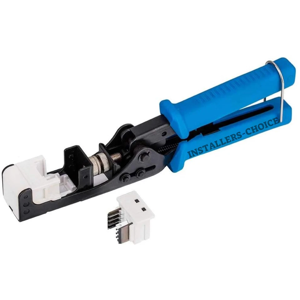 RJ45 Crimping Tool Termination Punch Down 110 for 45° Degree Keystone Jacks - Image 3 of 3