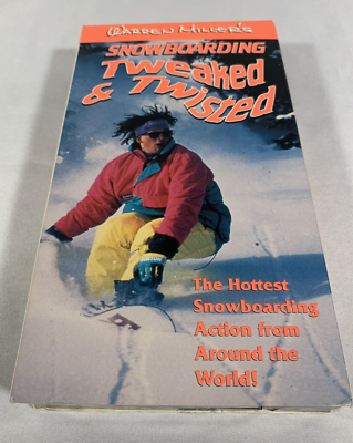 スノーブレードテクニック　VHS Warren Miller's Snowboarding Tweaked & Twisted (VHS, 1992