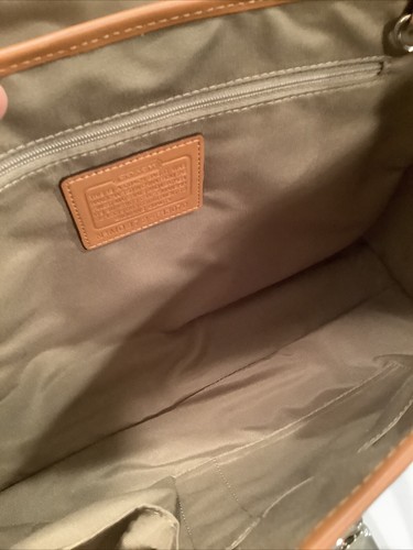 Coach Signature Hampton Umhängetasche Gelb Tasche F13070 & Geldbörse Neu - Bild 17 von 18