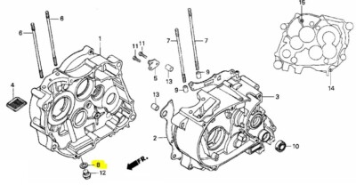 Honda CRF80F CRF100F CRF Oil Change Service Kit | Air Filter NGK