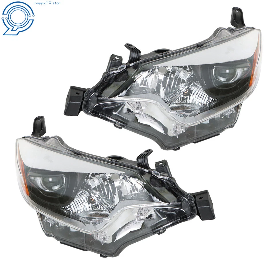 Headlights For 2014 2015 2016 Toyota Corolla Headlamps Left+Right SET Head Light Foto 4 de 4