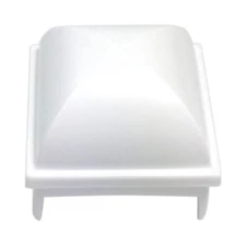 InstaCap Above Ground Pool Fence Post Caps- Package of 24 pieces white, 1.5 inch