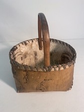 Antique Birch Bark Indian Basket