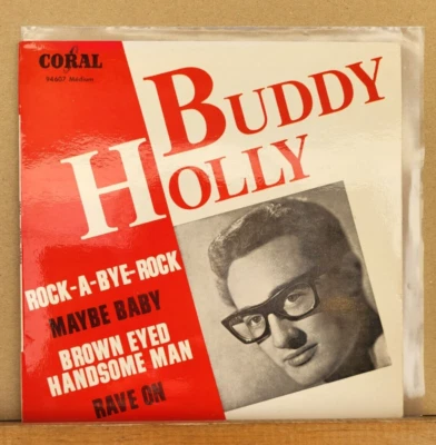 Rare EP 45T Buddy Holly – Rock A Bye Rock - Fra 1964 Etat NEUF (N.Mint+/N.Mint) - Photo 1/4