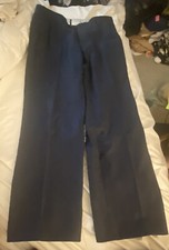 Brioni NM Colosse Trousers Pants 36 R Navy Stripes Fantastic