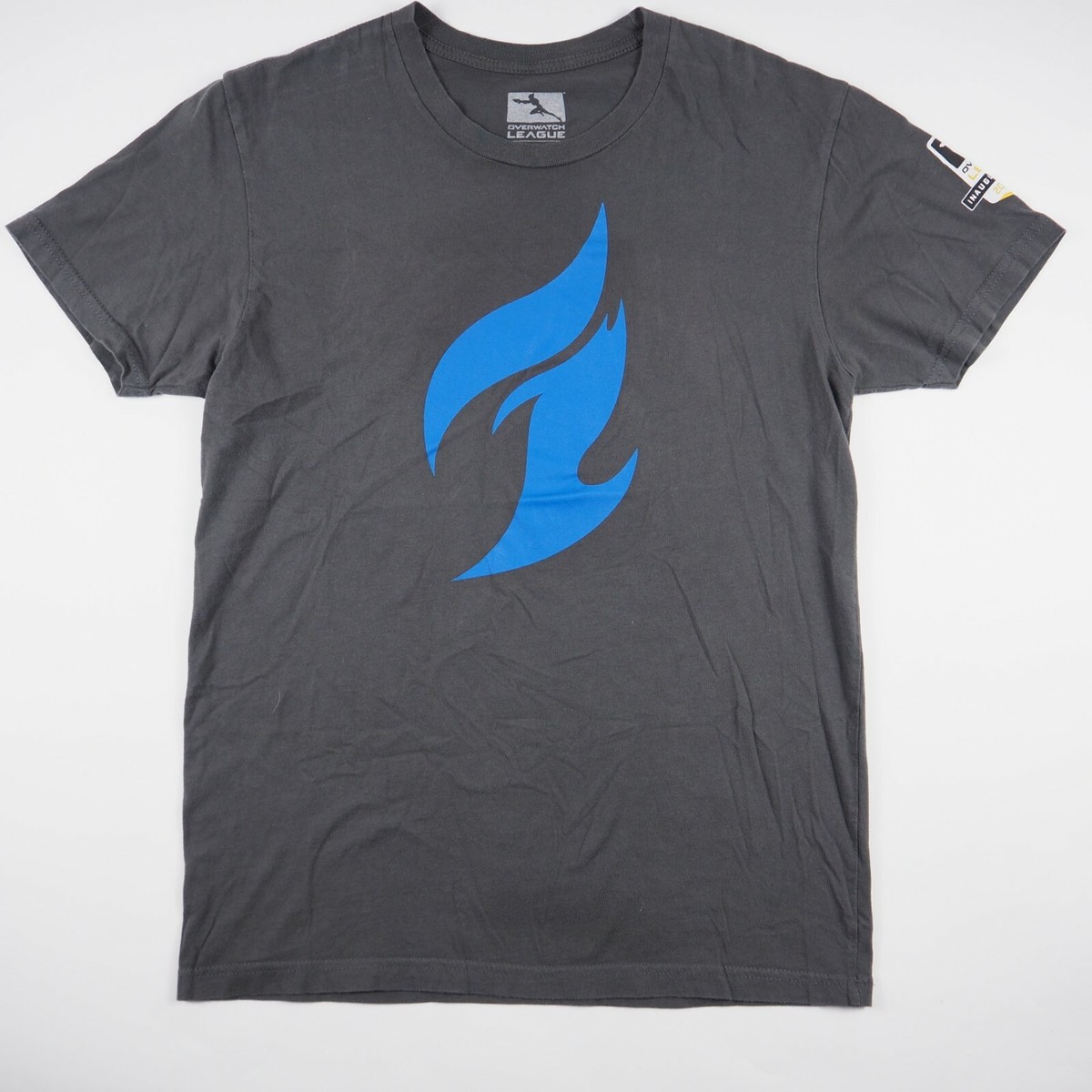 2017 Overwatch League Dallas Fuel Gray Esports T-Shirt Adult Size 