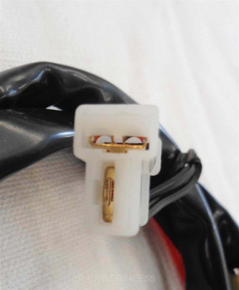 NEW UNIVERSAL ELECTRIC COOLING FAN PIGTAIL MALE CONNECTOR 24" LENGTH eBay