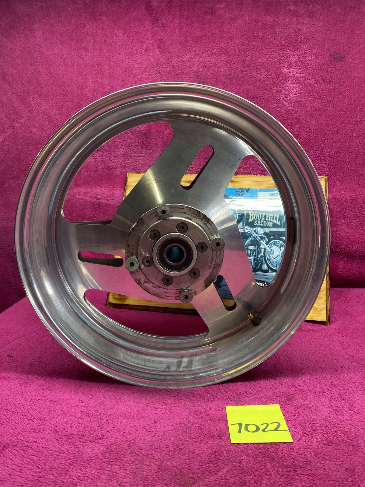 buell pm wheel 17 x 5.5 aluminum spun rear mag dragbike fxr Harley ...