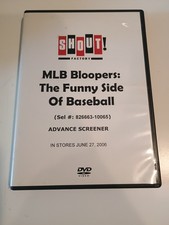 MLB Bloopers: The Funny Side of Baseball DVD  Advance Screener Shout Factory